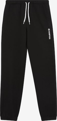 Champion Authentic Athletic Apparel Tapered Trousers in Black: front