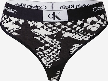 Calvin Klein Underwear String i sort: forside