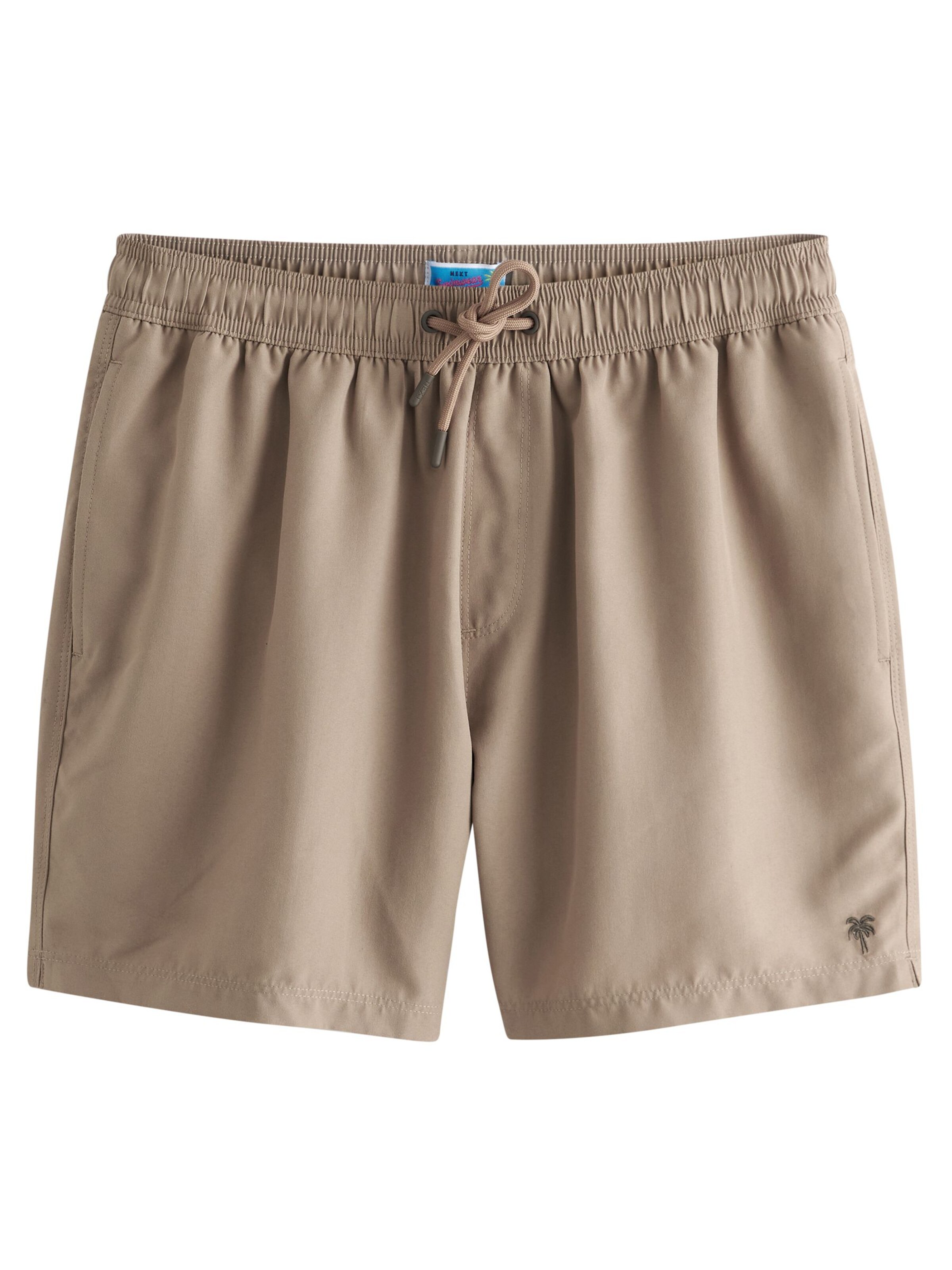Next Board Shorts in Beige: front
