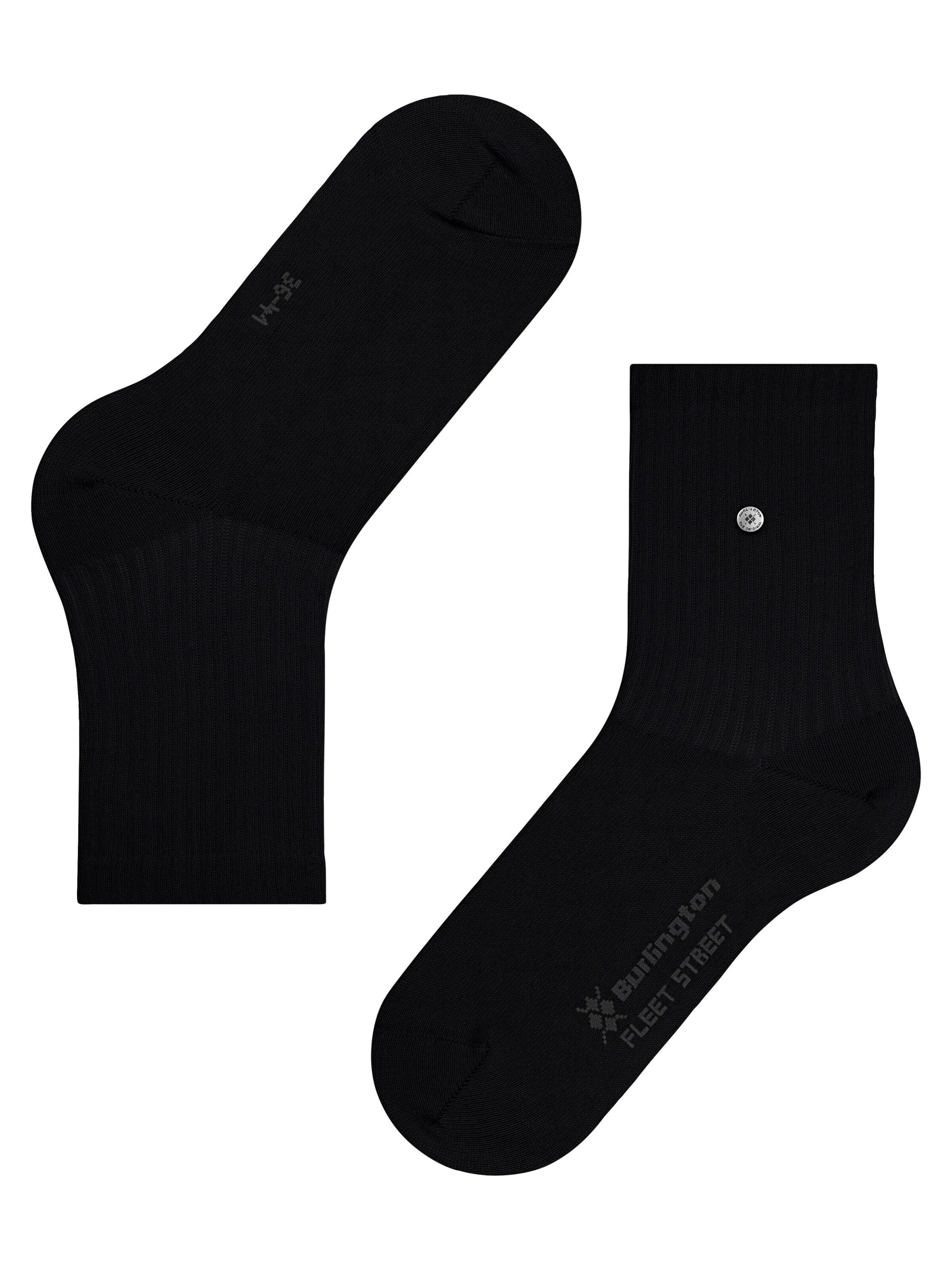 BURLINGTON Socks 'Fleet Street' in Black