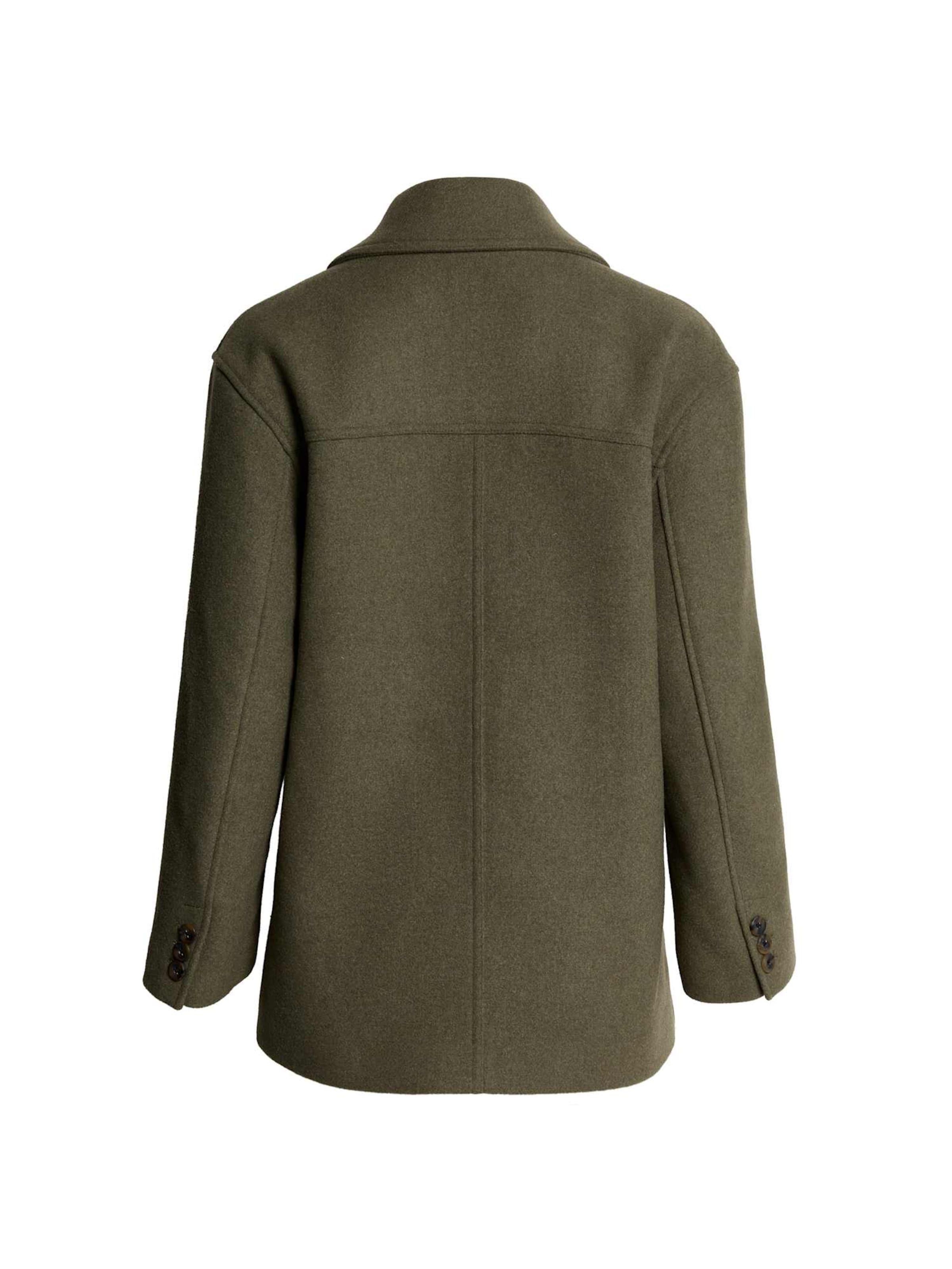 Marks & Spencer Between-Seasons Coat in Green