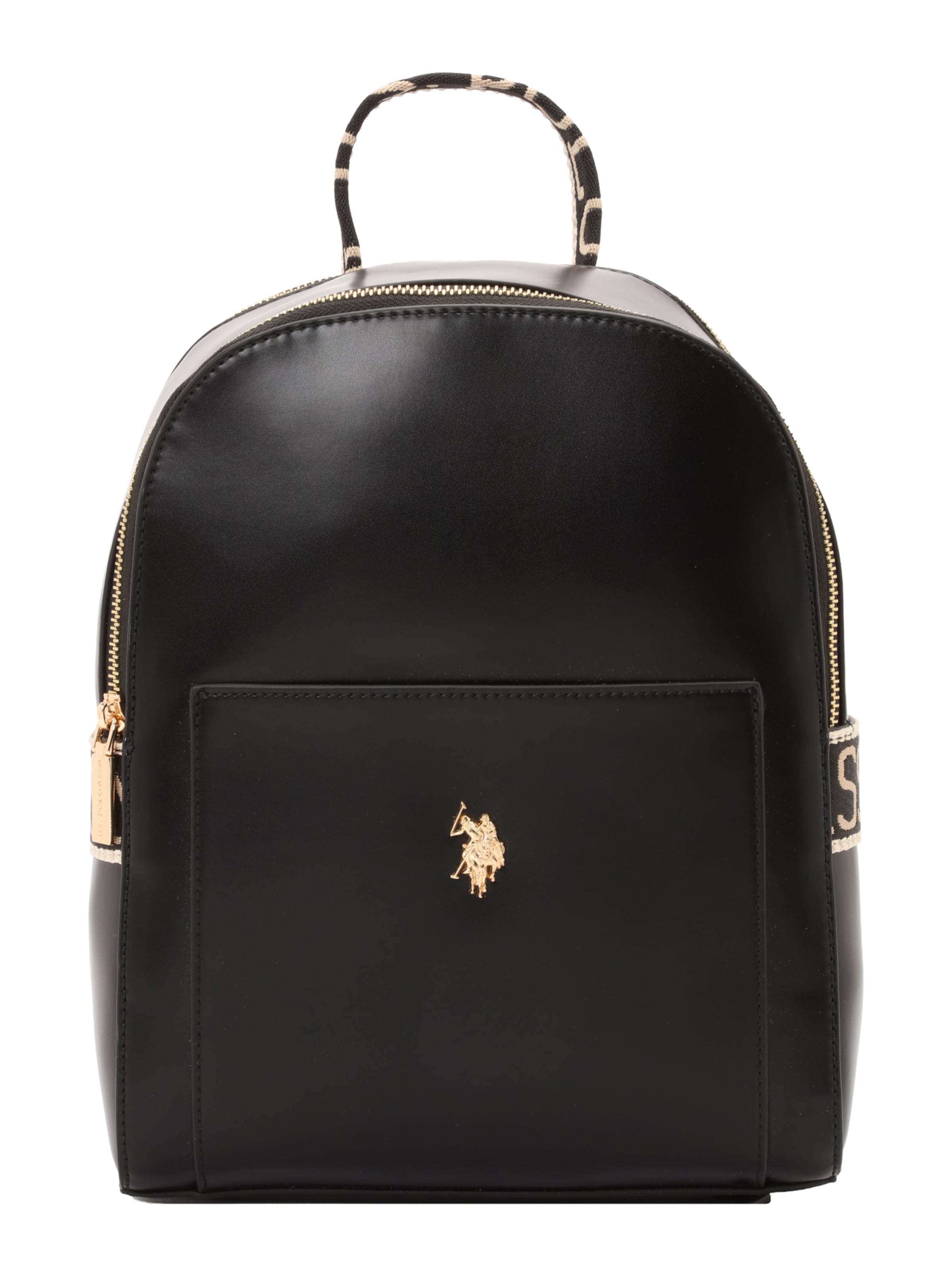 U.S. POLO ASSN. Σακίδιο πλάτης σε μαύρο: μπροστά
