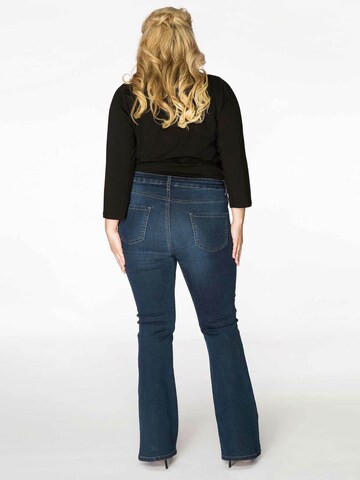 Yoek Bootcut Jeans in Blau