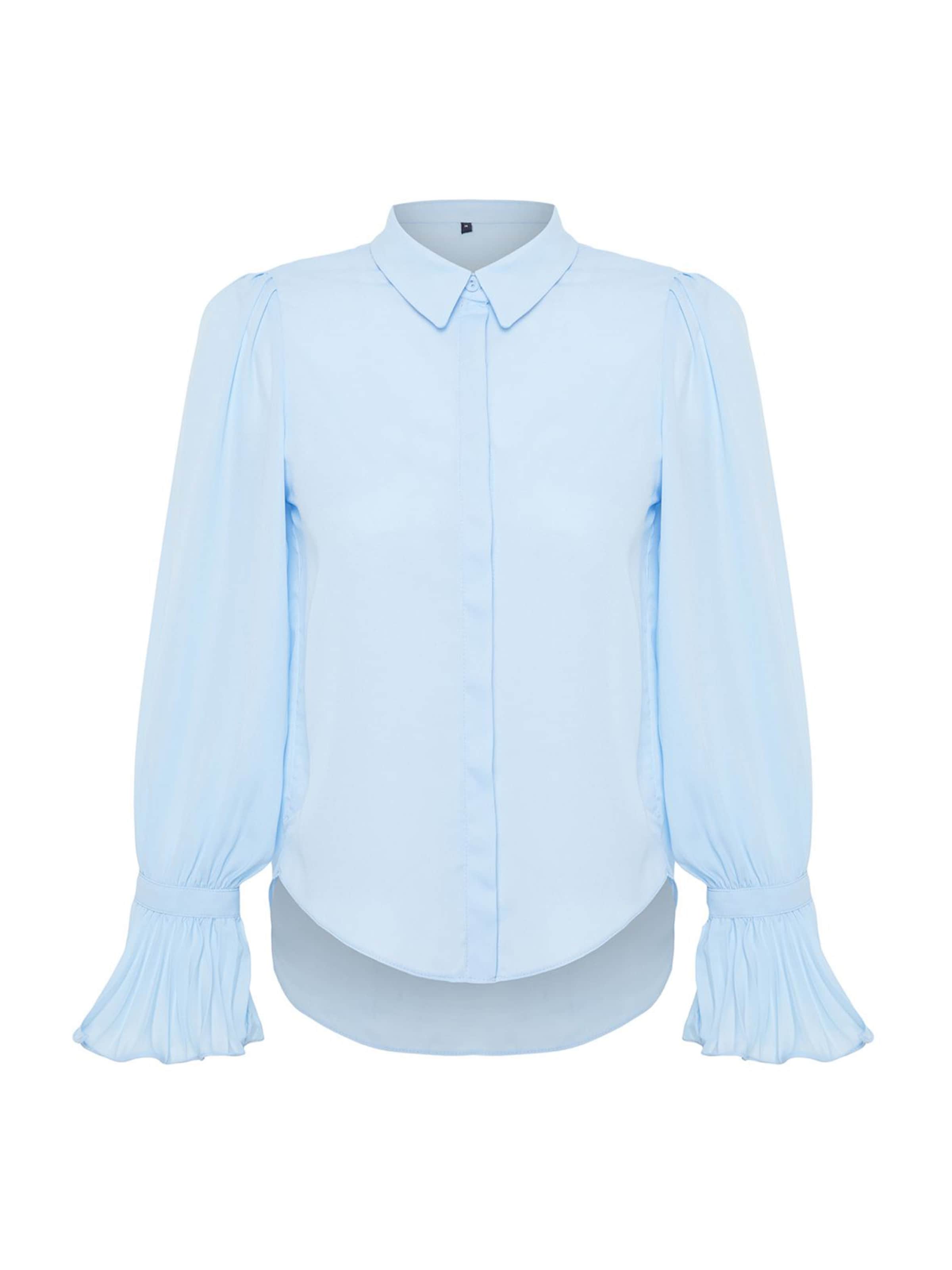 Trendyol Blúz - kék: elől