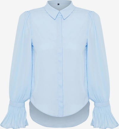 Palaidinė iš Trendyol, spalva – šviesiai mėlyna, Prekių apžvalga