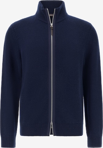 Vestes en maille Boggi Milano en bleu : devant