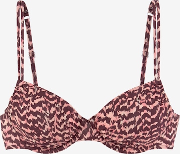 Invisible Hauts de bikini LASCANA en rose : devant