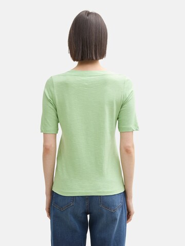 TOM TAILOR T-Shirt in Grün