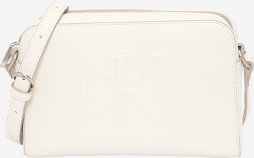 Calvin Klein JeansTorba preko ramena - bijela boja: prednji dio