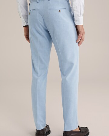 WE Fashion - Slimfit Pantalón de pinzas en azul