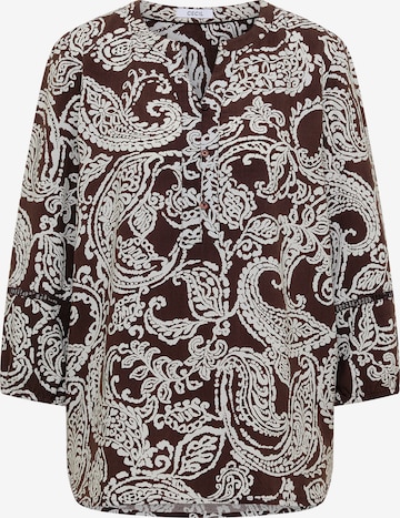 CECIL 3/4-Arm Tunika mit Print in Braun: Vorderseite