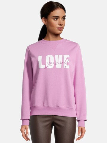 salzhaut Sweatshirt 'RABHAHN' in Roze: voorkant