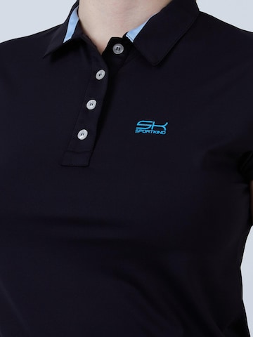 SPORTKIND Funktionsshirt 'Polo Shirt Loose-Fit'‌‌‌‌‌‌‌‌ in Schwarz