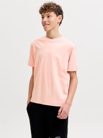 T-Shirt Jack & Jones Junior en rose : devant