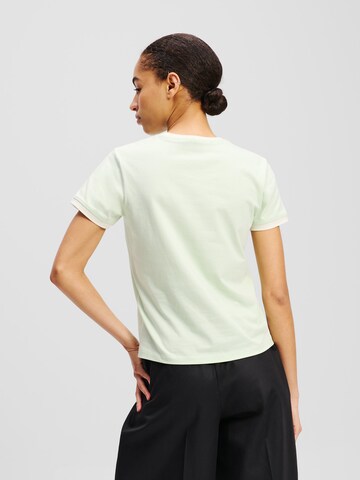 Tricou 'KL x Jorge Parra' de la Karl Lagerfeld pe alb