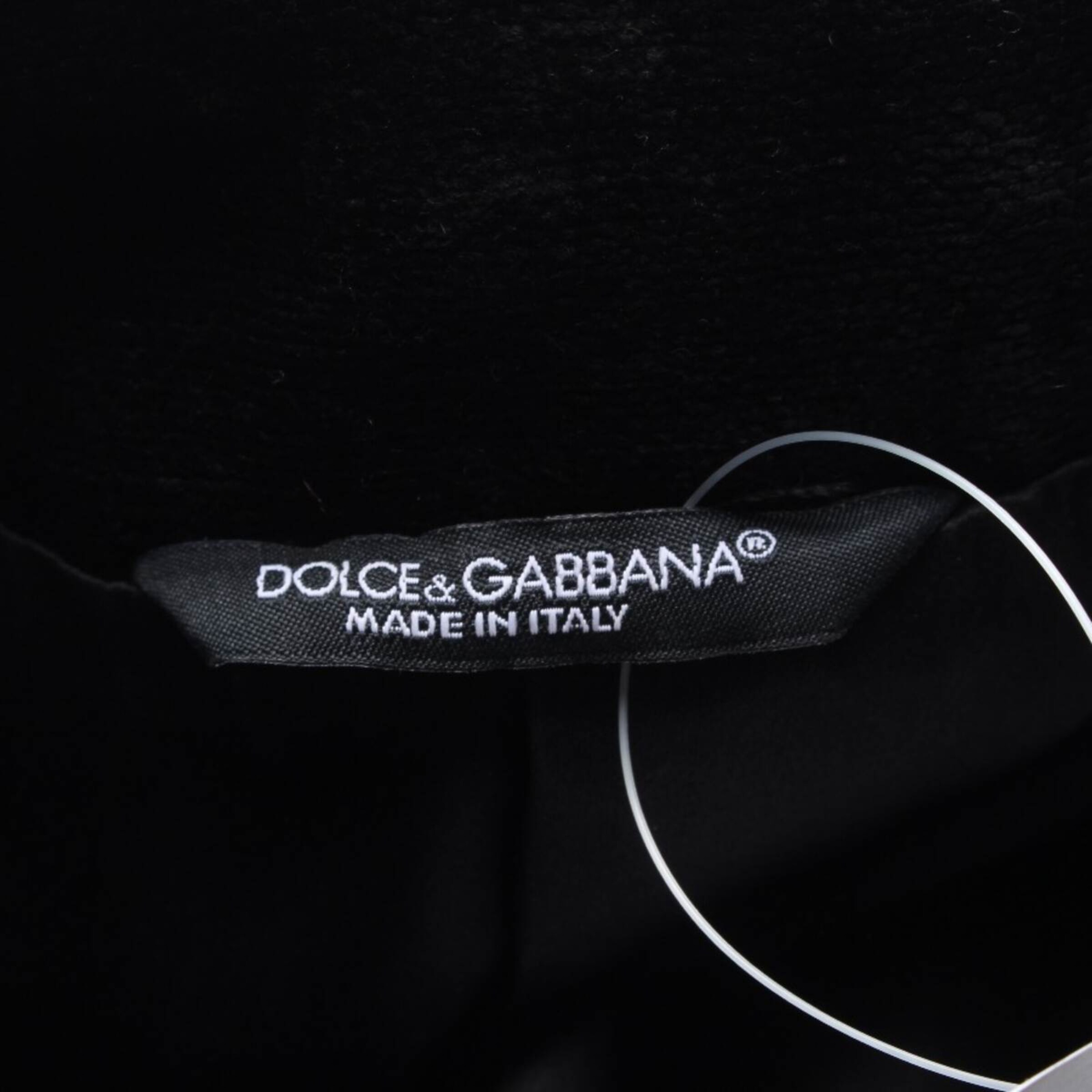 DOLCE & GABBANA Jacket & Coat in 5XL in Black