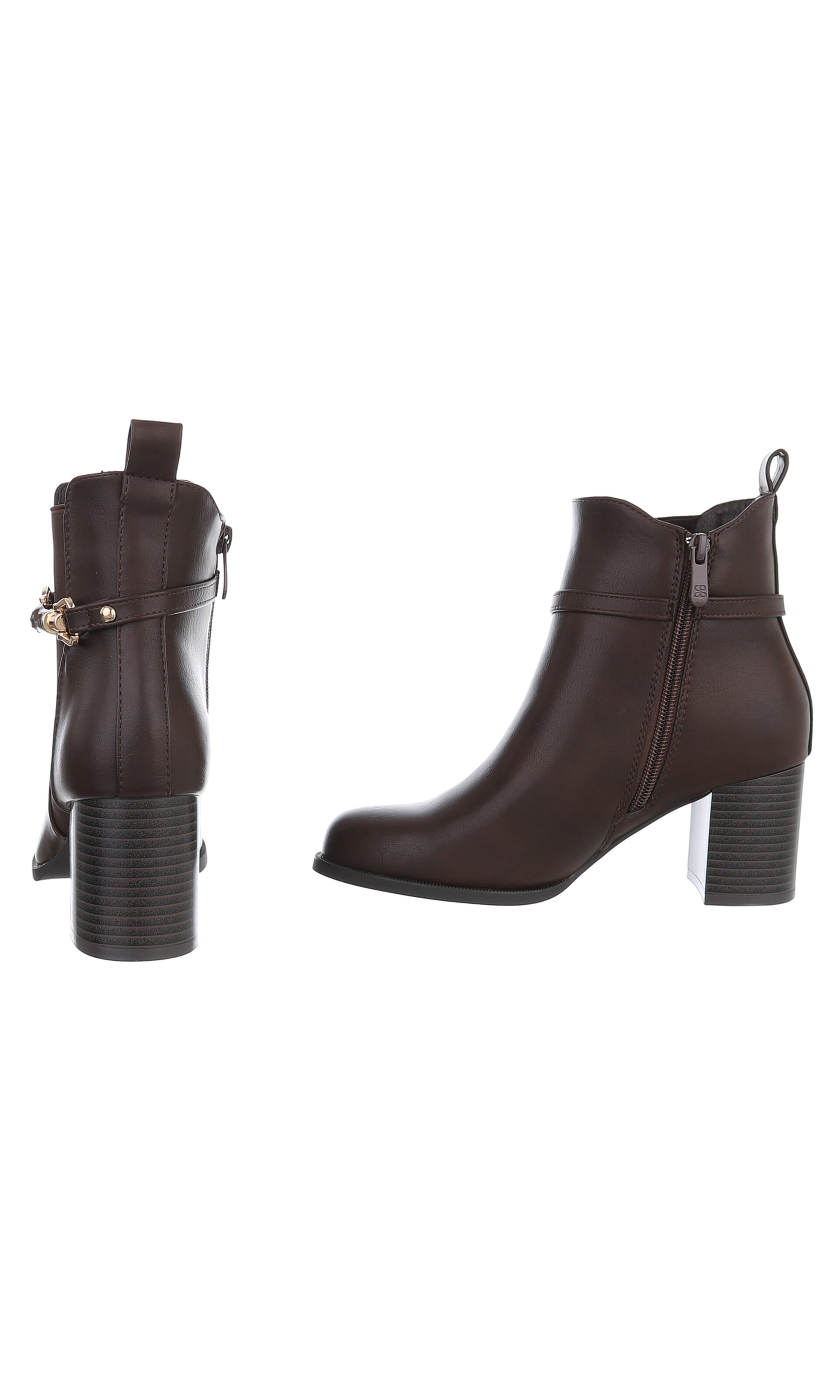 Ital-Design Stiefelette in Braun