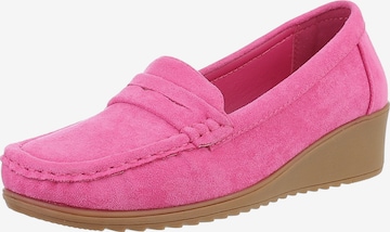 Ital-Design Slipper in Pink: Vorderseite