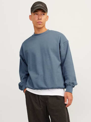 JACK & JONES Sweatshirt 'Collective' in Blauw: voorkant