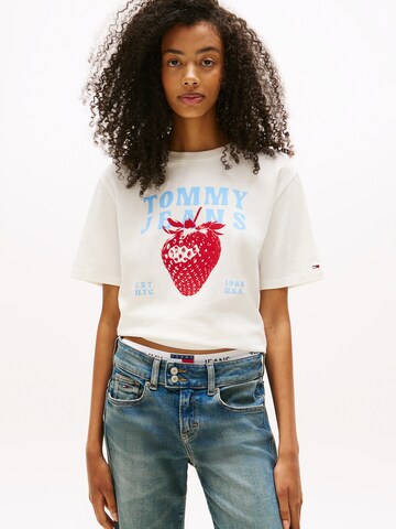 Tommy Jeans Футболка в Белый: спереди