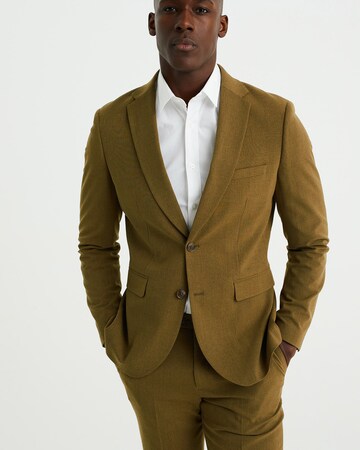 WE Fashion Slim fit Suit Jacket 'Taro' in Green: front