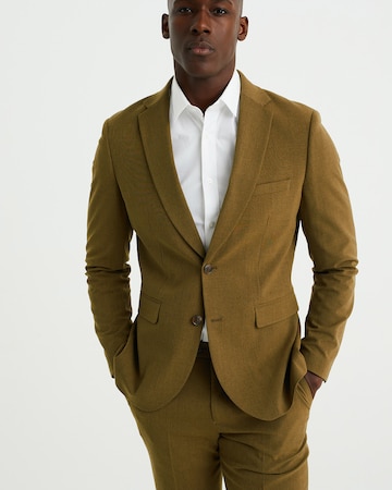 WE Fashion Slim fit Blazer 'Taro' in Green: front