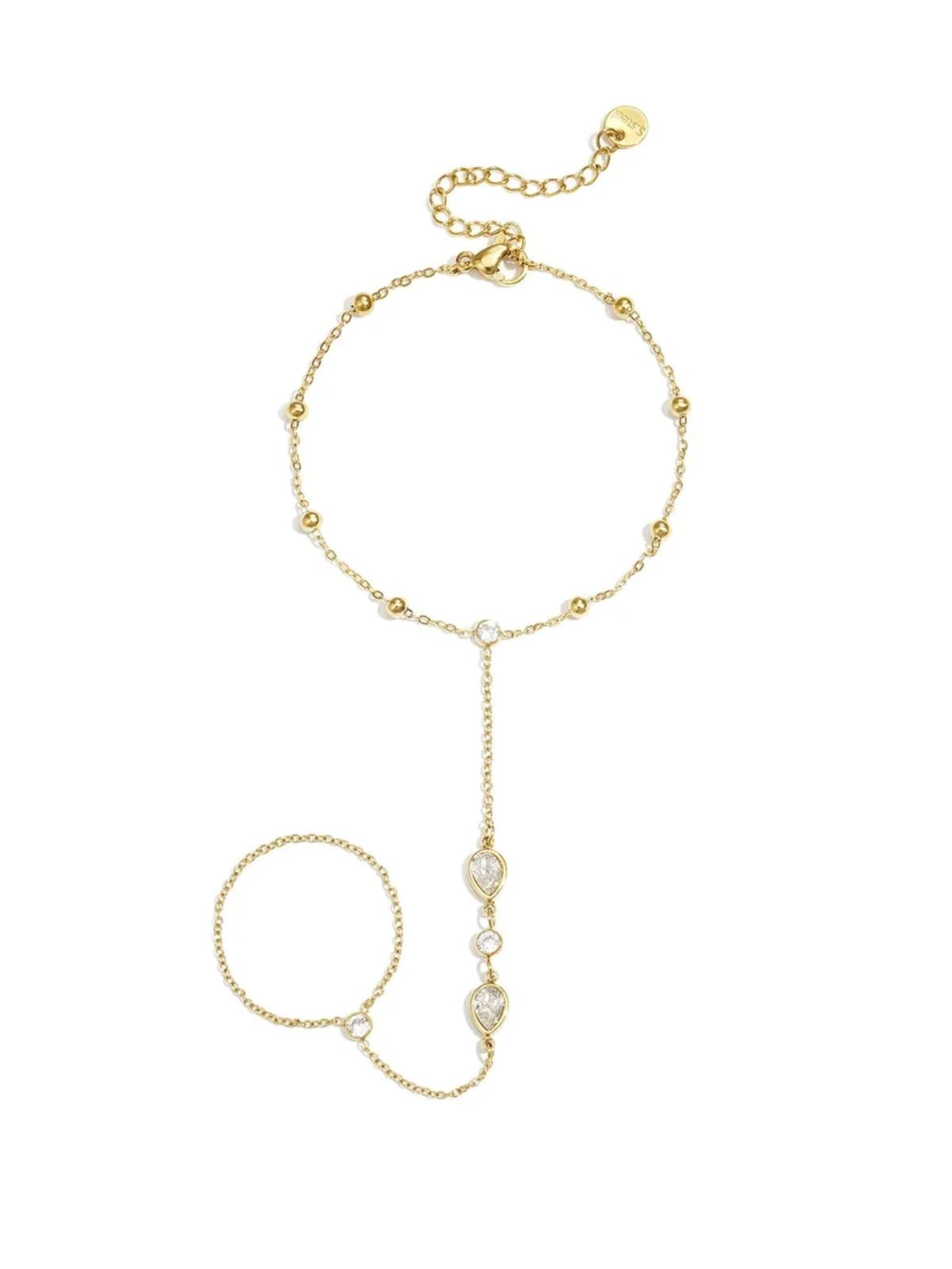 Cala Rose Armband‌‌‌‌‌‌‌‌‌‌ in 16 - 19 cm in gold, Produktansicht