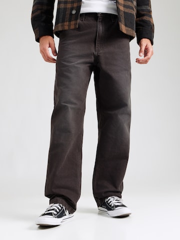 LEVI'S ® Loosefit Jeans '568 LOOSE STRT' in Schwarz: Vorderseite