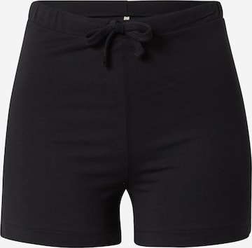 Degree Regular Pants in Black: front