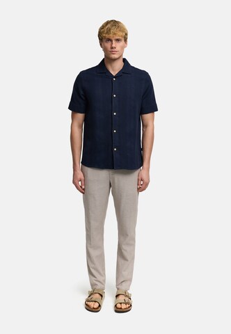 Kronstadt Regular Fit Hemd 'Sani' in Blau