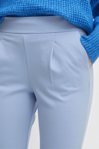 b.young Tapered Pleat-Front Pants 'Rizetta' in Blue