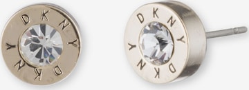 Boucles d'oreilles DKNY en or : devant