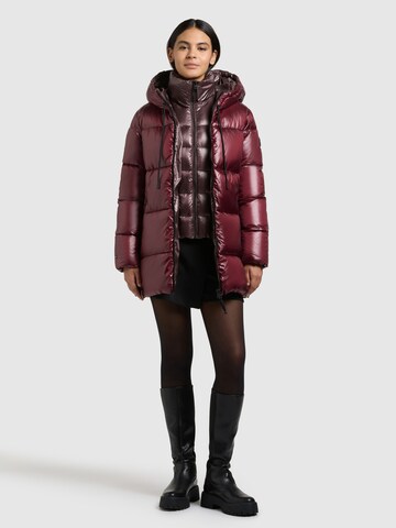 khujo Зимняя куртка 'Dasha' в Красный: спереди