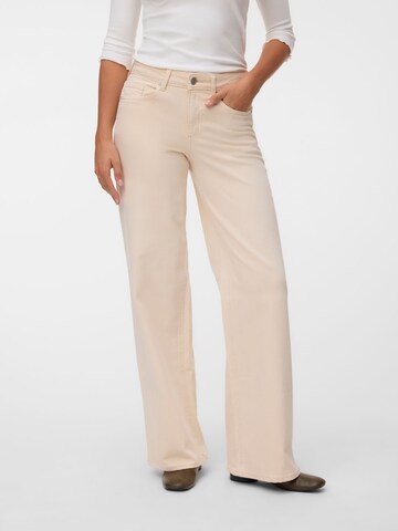 VERO MODA - Loosefit Vaquero 'VMSandie' en beige: frente