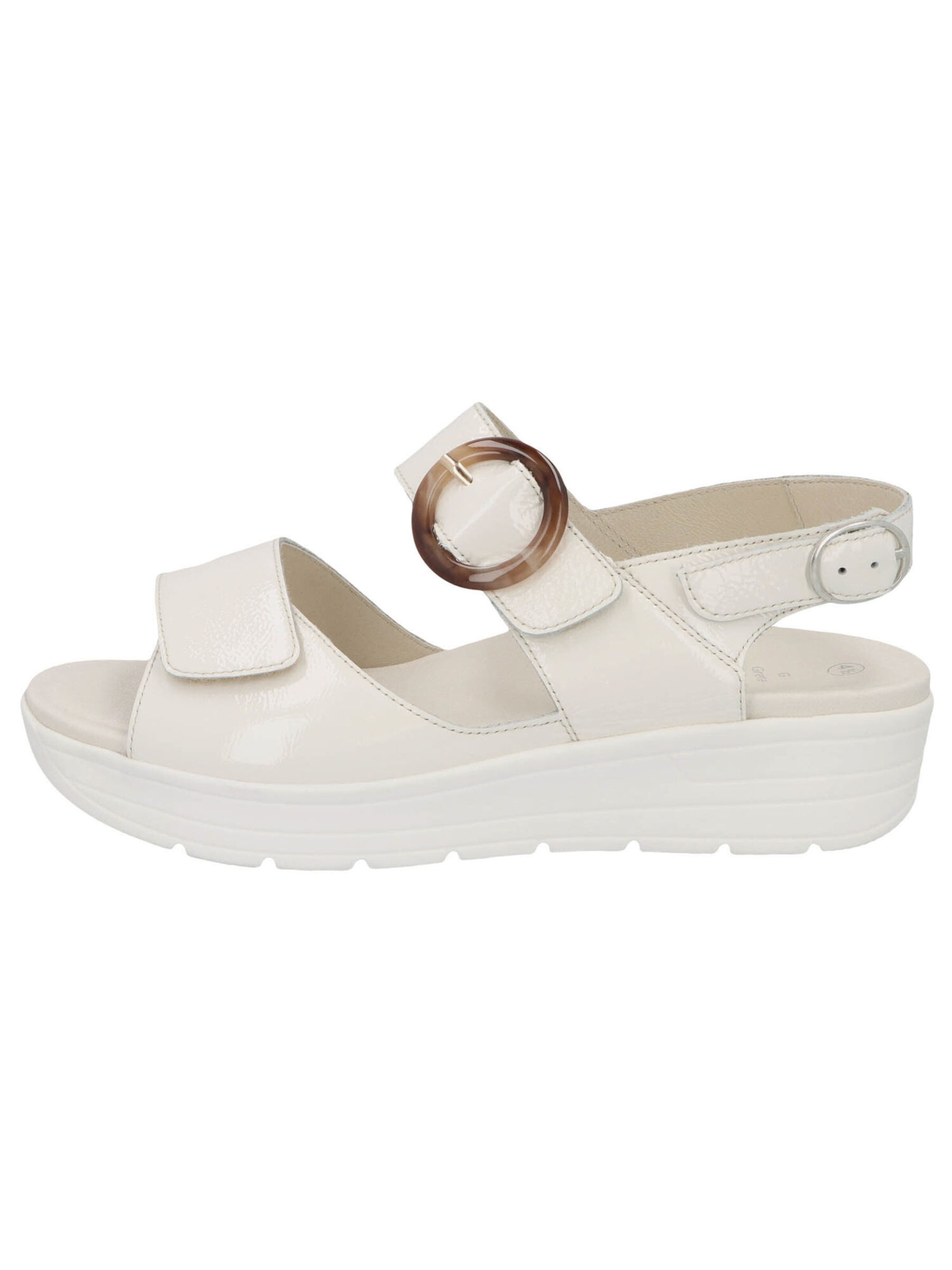 SOLIDUS Sandale 'Greta' in Beige