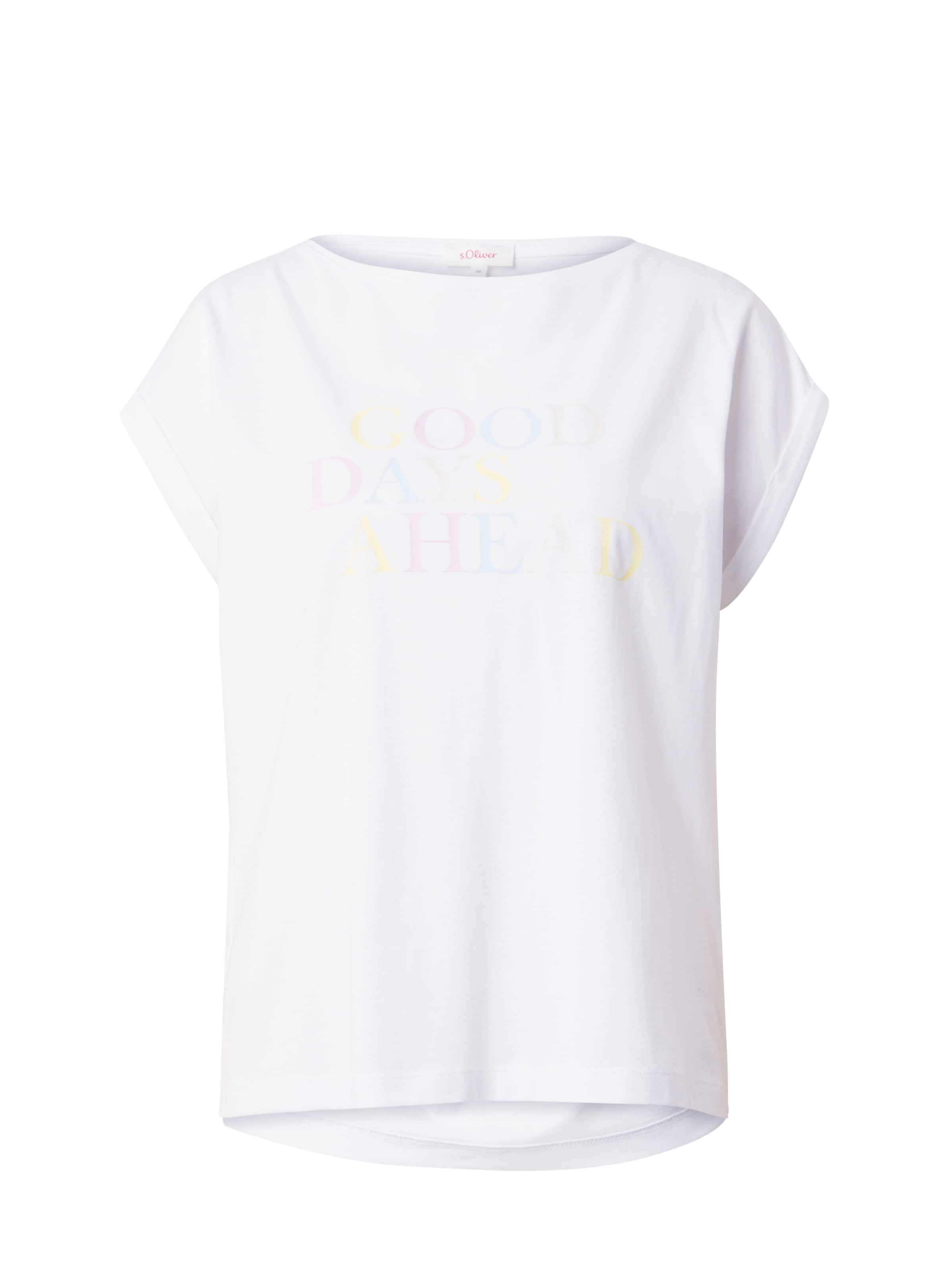 s.Oliver Shirt in Wit: voorkant