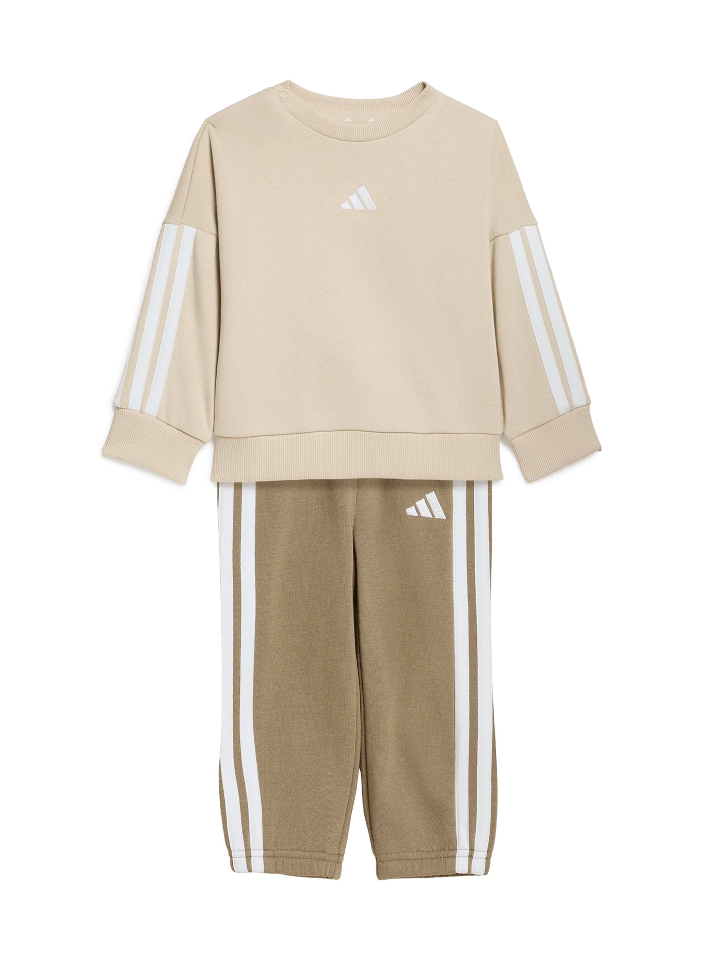 ADIDAS SPORTSWEAR Trainingsanzug 'Essentials' in Beige: Vorderseite