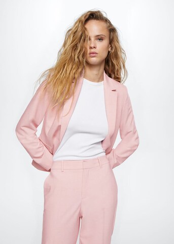 MANGO Loose fit Pleated Pants 'borevi' in Pink