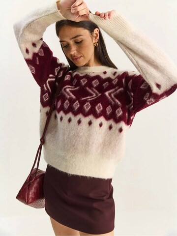 Pull-over 'Pullover' Bianco Lucci en rouge