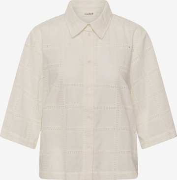 Chemisier 'SLCarmelita' SOAKED IN LUXURY en blanc : devant