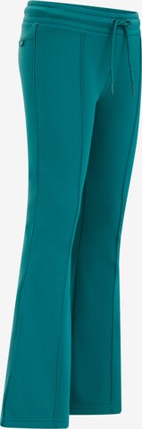 WE Fashion Flared Leggings in Groen