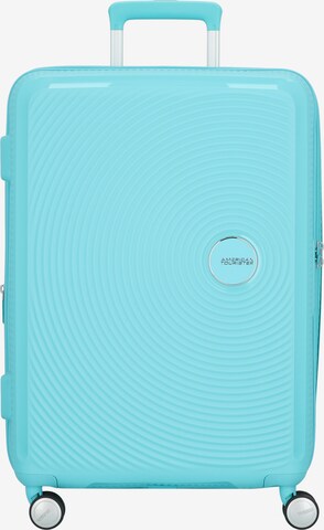 American Tourister Trolley 'SoundBox' in Blauw: voorkant