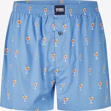 Boxers ' Sommer Style ' Happy Shorts en bleu : devant