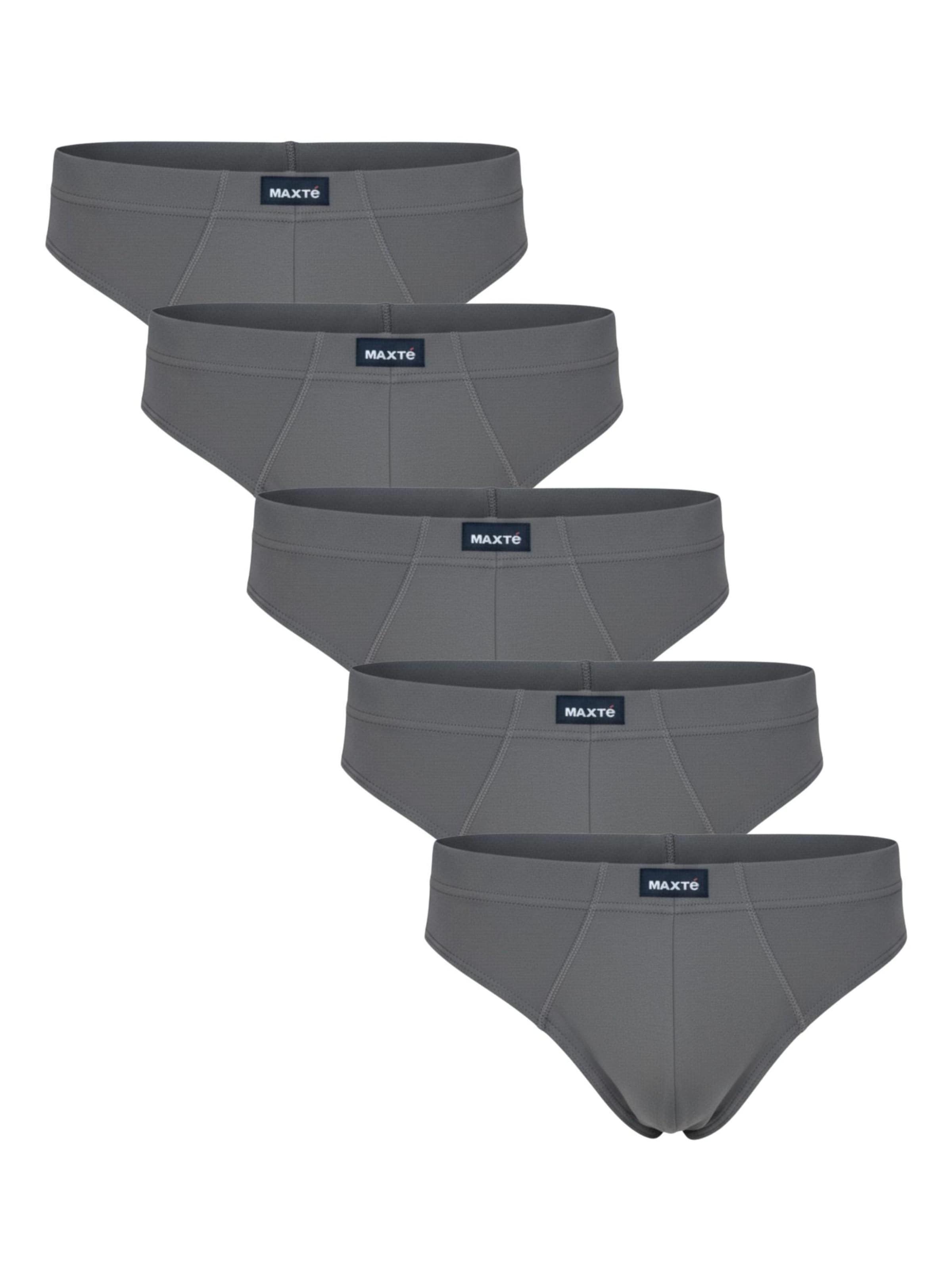 Maxte Slip 'BASIC MAX Slip 5er Pack'‌‌‌‌‌‌‌‌‌ in Grau: Vorderseite