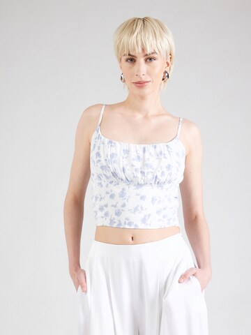 Top 'Bianca' di ABOUT YOU in bianco: frontale