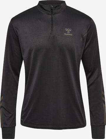 Hummel Sportsweatshirt 'Active' in Schwarz: predná strana