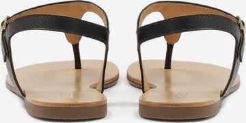 Kazar T-Bar Sandals in Black