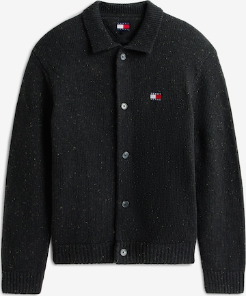 juoda Tommy Jeans Kardiganas: priekis