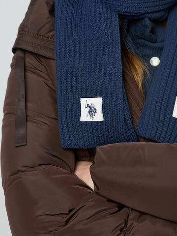 U.S. POLO ASSN. Sjaal ' UUGabi ' in Blauw: voorkant
