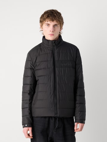 BOSS Between-season jacket 'H-Cenitos' in Black: front